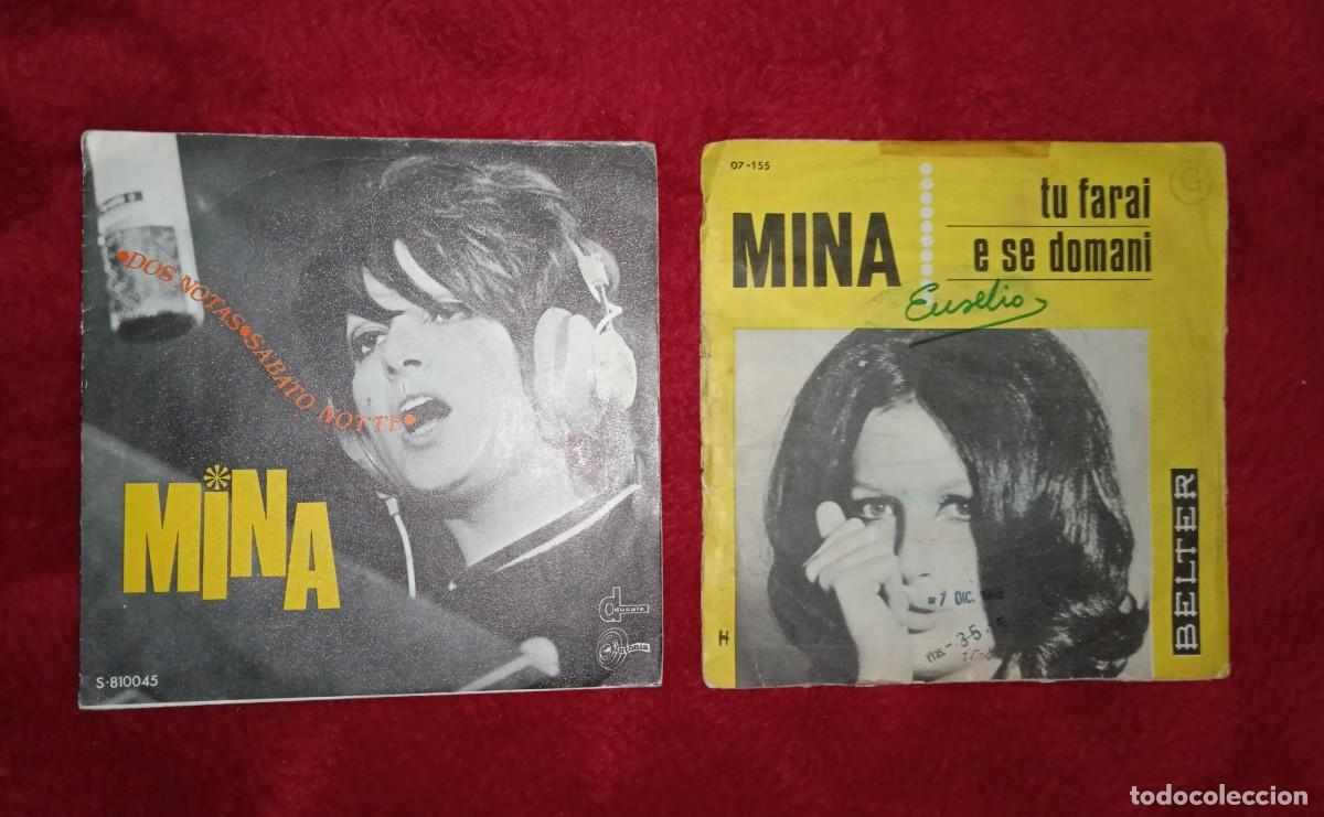 Discos de vinilo: Discos vinilo Ep Mina Dos Notas & Tu Farai - Foto 1