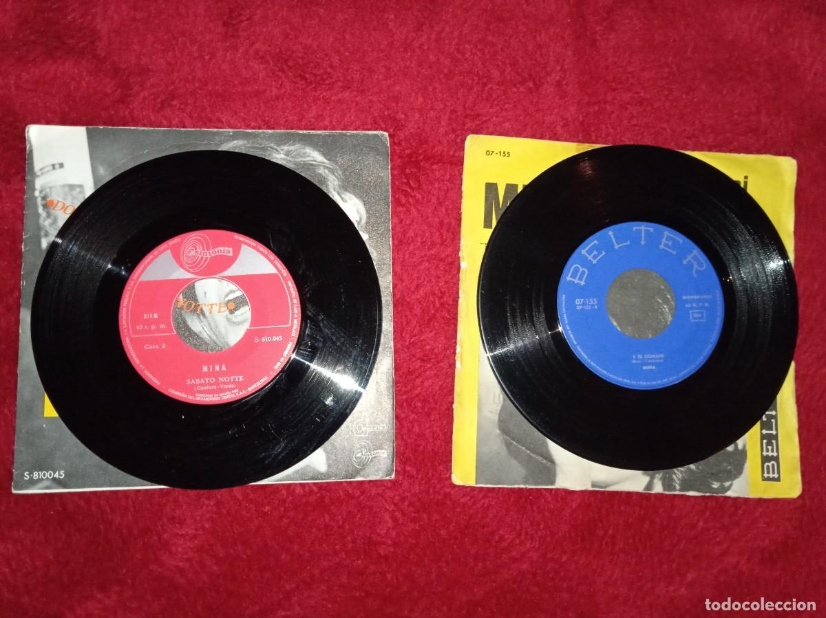 Discos de vinilo: Discos vinilo Ep Mina Dos Notas & Tu Farai - Foto 2