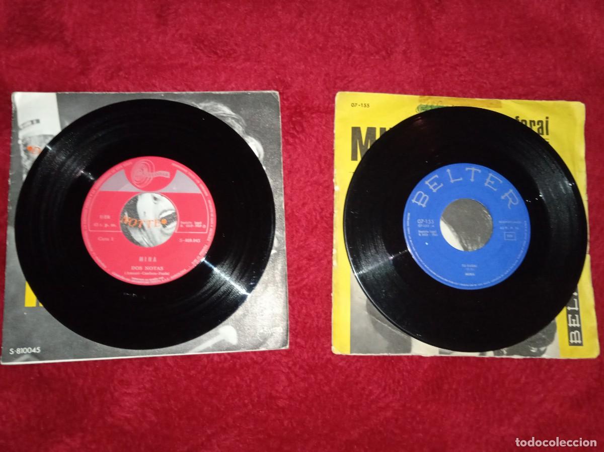 Discos de vinilo: Discos vinilo Ep Mina Dos Notas & Tu Farai - Foto 3