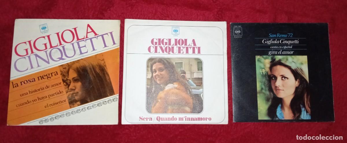 Discos de vinilo: Discos Gigliola CInquetti Ep singles lote - Foto 1