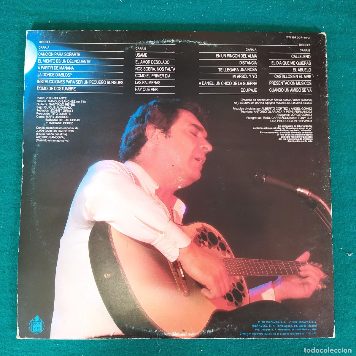 Discos de vinilo: Alberto Cortez &ndash; En Vivo - Foto 2