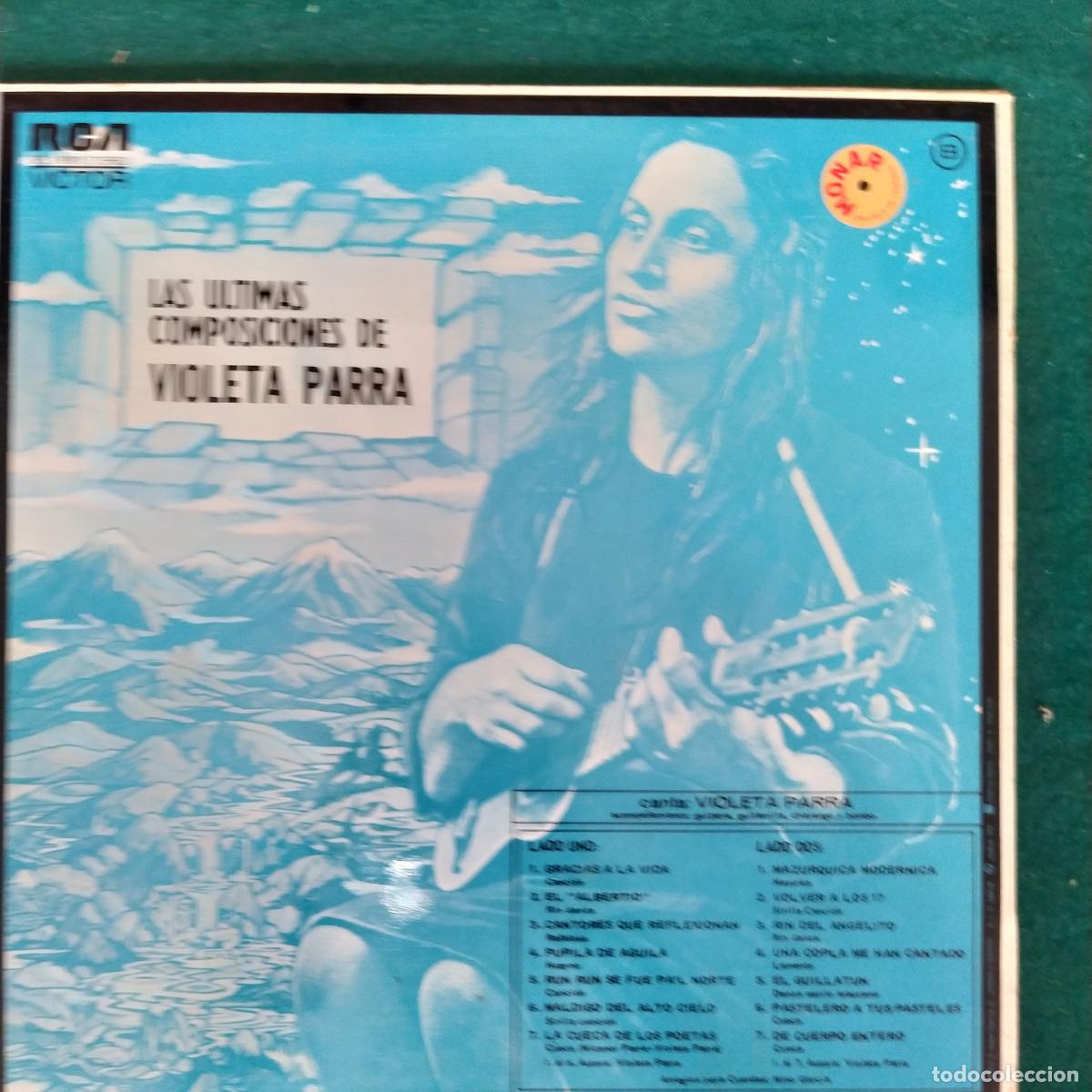 Discos de vinilo: Violeta Parra &ndash; Canta Sus Ultimas Composiciones - Foto 2