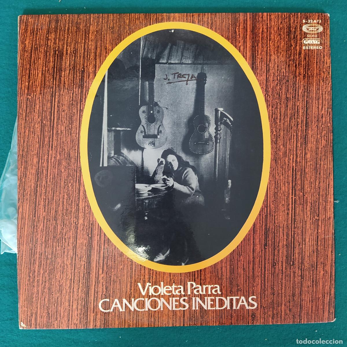 Discos de vinilo: Violeta Parra &ndash; Canciones In&eacute;ditas - Foto 2