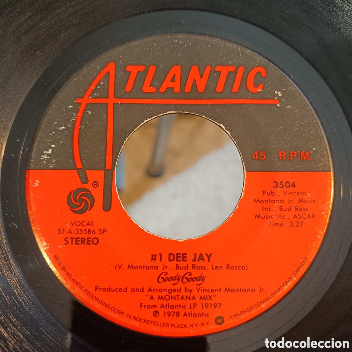 Discos de vinilo: Goody Goody &ndash; #1 Dee Jay (Edici&oacute;n USA) - Foto 1
