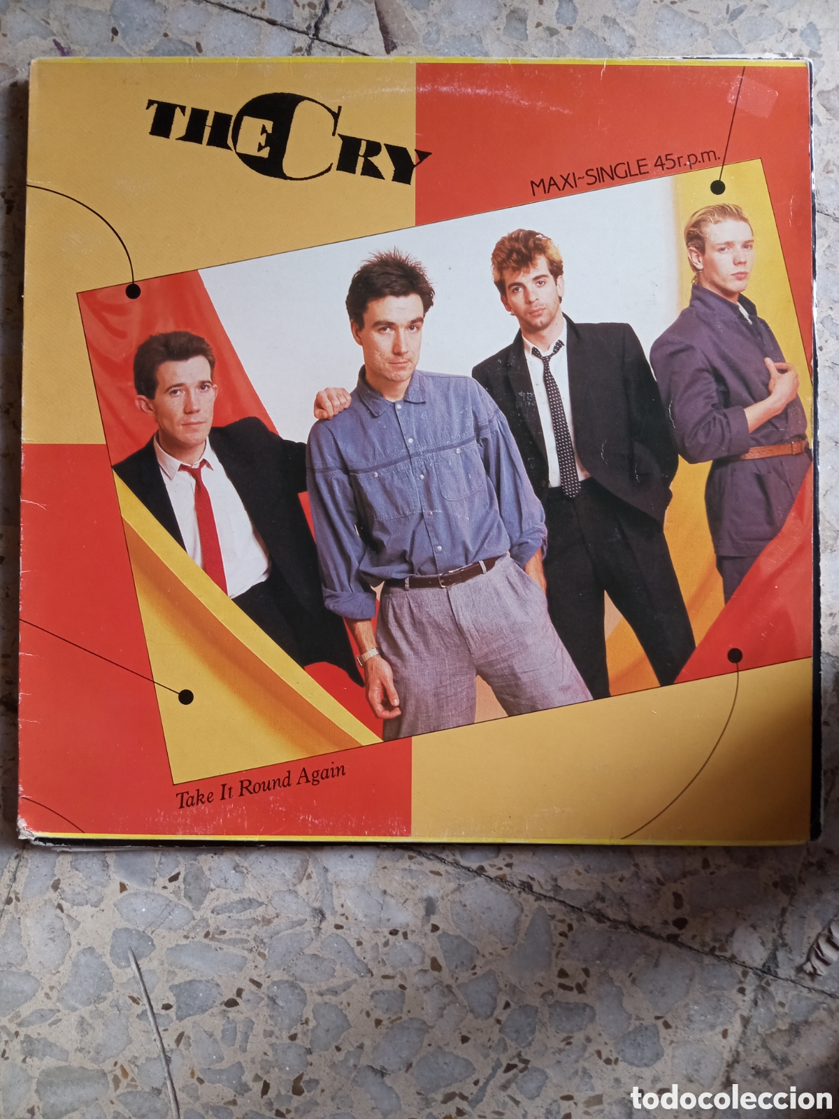 Discos de vinilo: MAXI 12&rdquo; THE CRY TAKE IT ROUND AGAIN 1984 - Foto 1