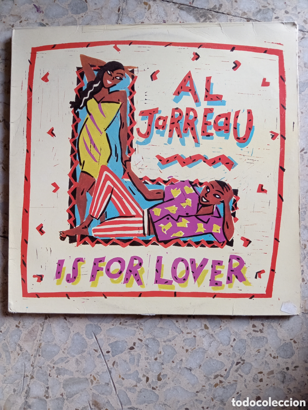 Discos de vinilo: MAXI 12&rdquo; AL JARREAU IS FOR LOVER 1986 - Foto 1