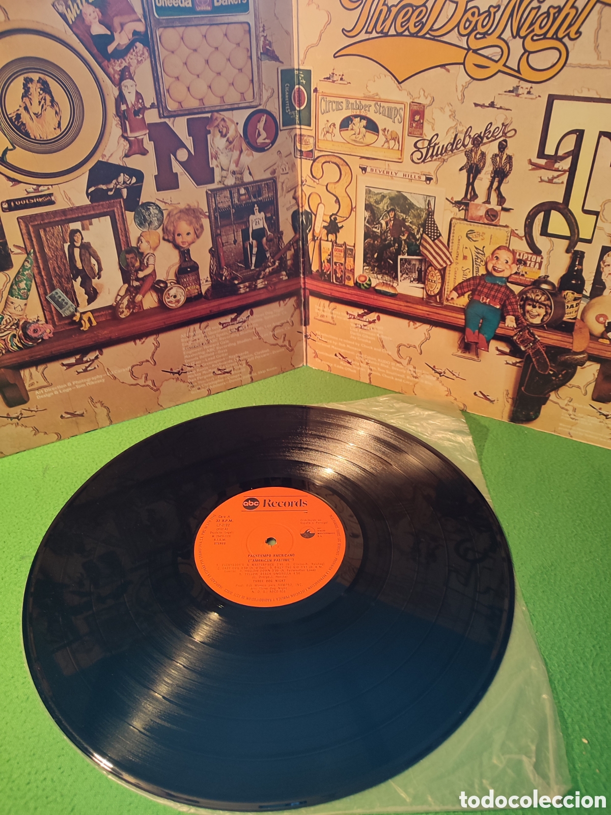 Discos de vinilo: Three Dog Night - Am&eacute;rica Pastime - Foto 2
