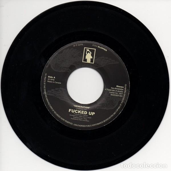 Discos de vinilo: Fucked Up &ndash; Generation - 7&rdquo; - With Insert - Slasher Records &ndash; Murder003 - Foto 3