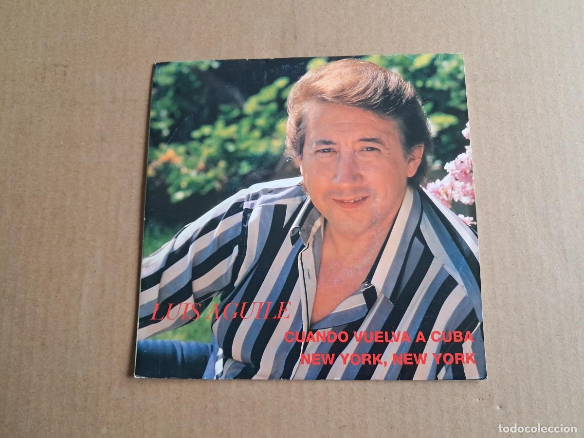 Discos de vinilo: LUIS AGUILE - CUANDO VULEVA A CUBA SINGLE 1992 - Foto 1