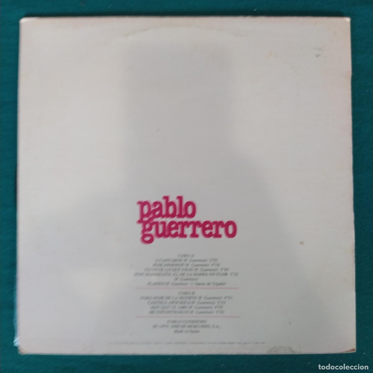 Discos de vinilo: Pablo Guerrero &ndash; A Cantaros - Foto 2