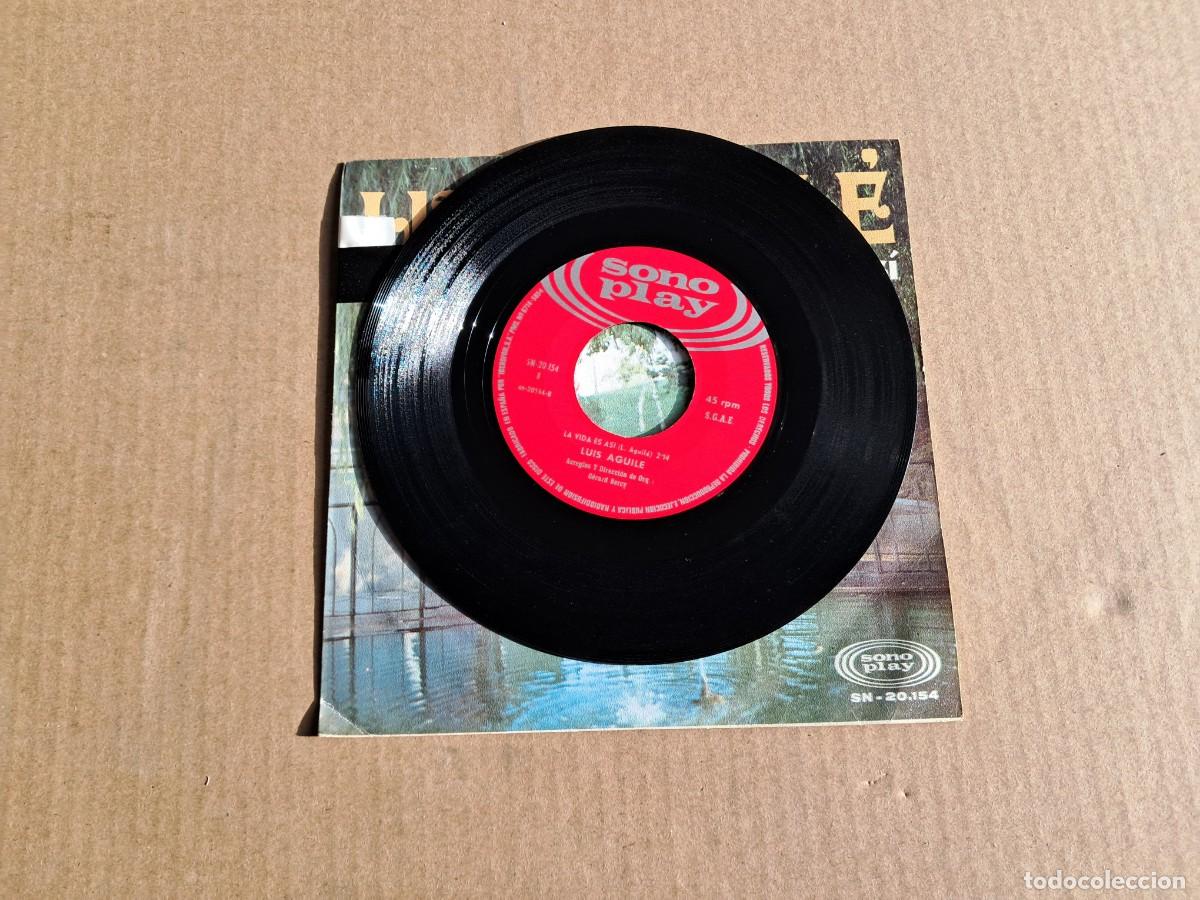 Discos de vinilo: LUIS AGUILE - TE QUIERO SINGLE 1968 - Foto 2