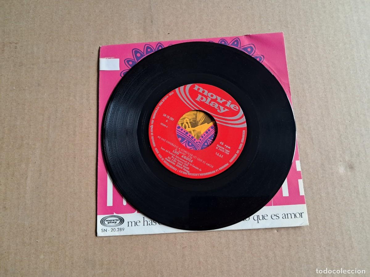 Discos de vinilo: LUIS AGUILE - EN EL AMOR SINGLE 1969 - Foto 2