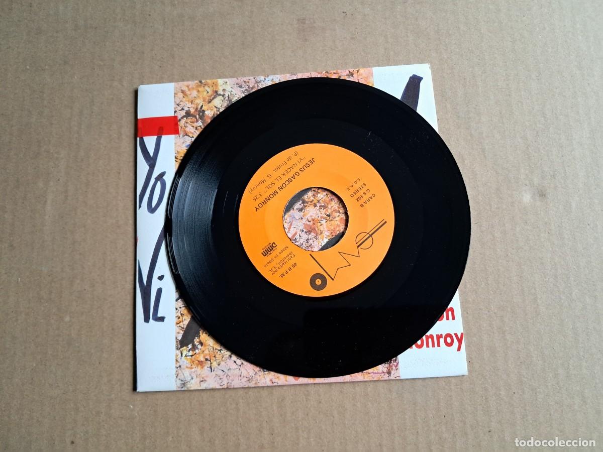 Discos de vinilo: GASCON MONROY - YO VOY SINGLE 1991 - Foto 2