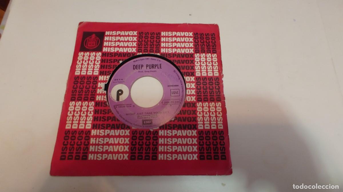 Discos de vinilo: DEEP PURPLE-SINGLE MIGHT JUST YOUR LIFE-SIN FUNDA - Foto 1