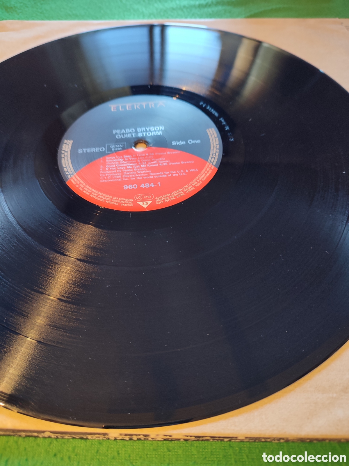 Discos de vinilo: Peabo Bryson - Quiet storm vinilo Lp - Foto 3