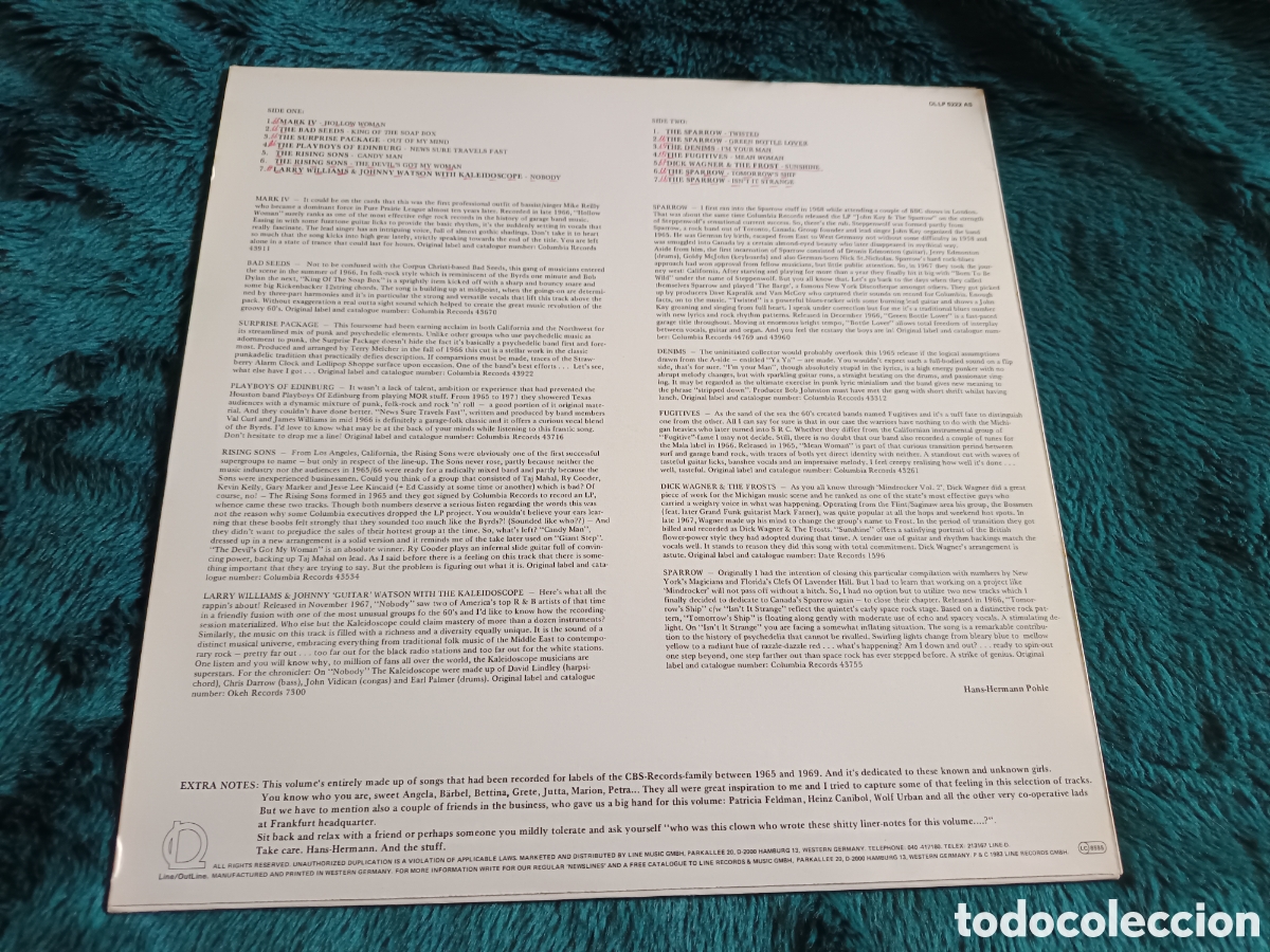 Discos de vinilo: Varios Mindrocker vol 7 lp - Foto 2