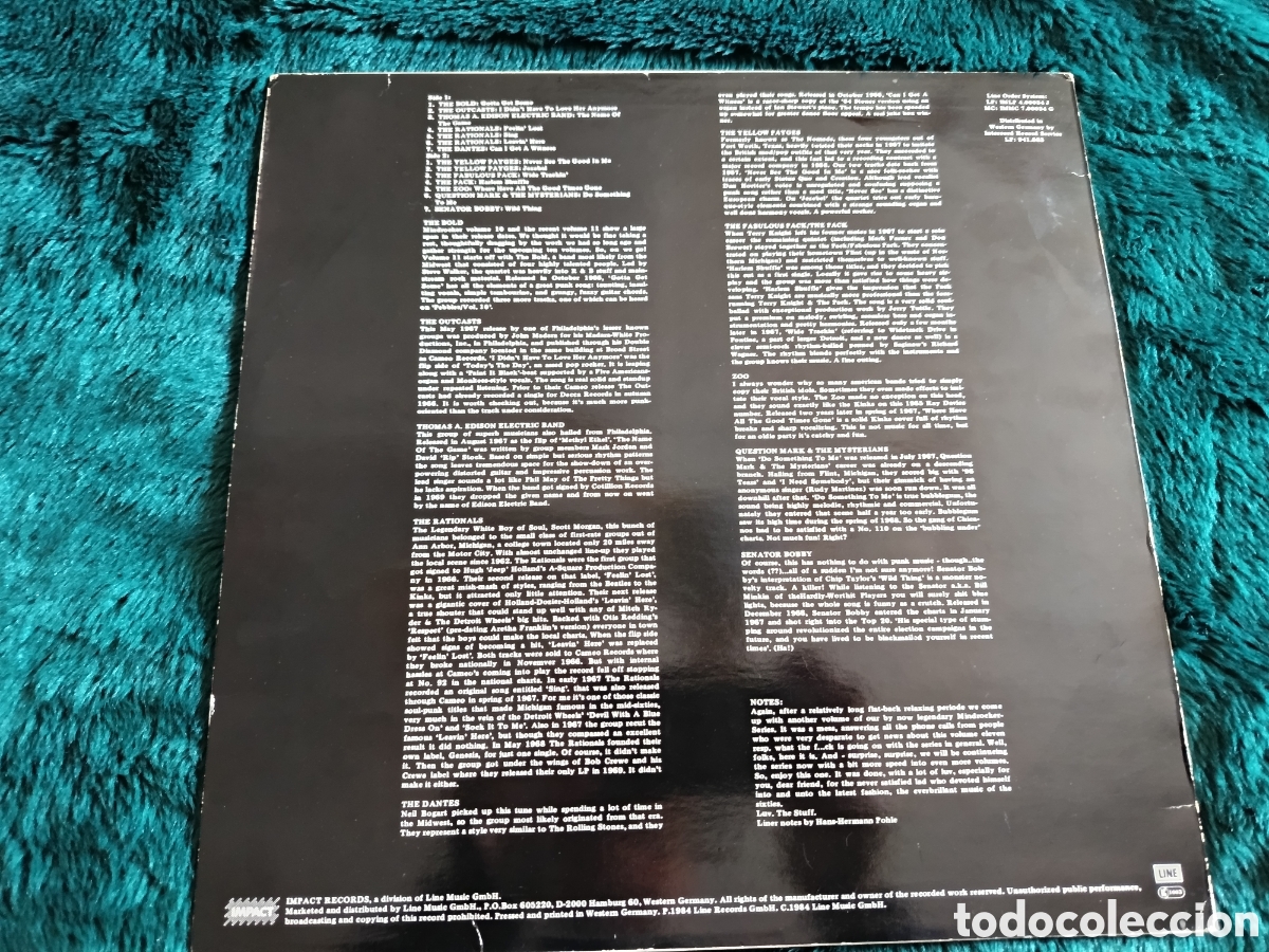 Discos de vinilo: Varios Mindrocker vol 11 lp - Foto 2