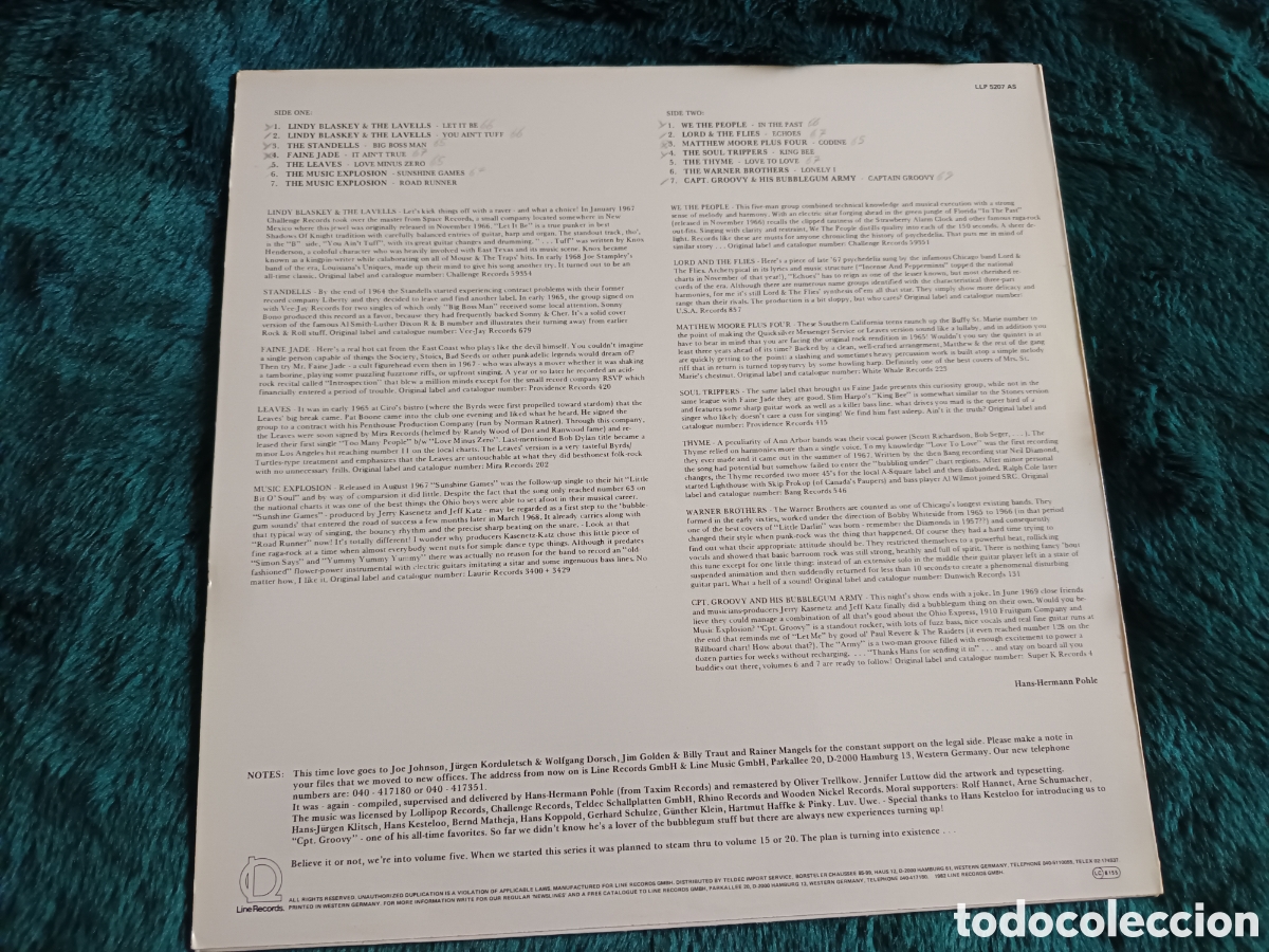 Discos de vinilo: Varios Mindrocker vol 5 lp - Foto 2