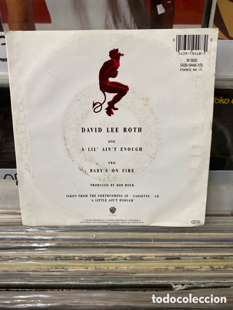 Discos de vinilo: David Lee Roth - A lil&rsquo; ain&rsquo;t enough - Foto 2