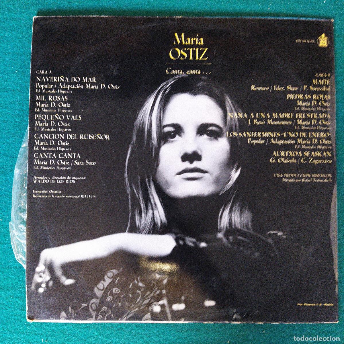 Discos de vinilo: Maria Ostiz &ndash; Canta, Canta - Foto 2