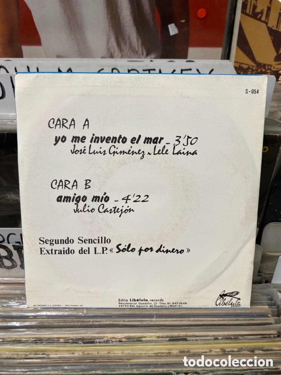 Discos de vinilo: Asfalto - Yo me Invento el Mar - Foto 2