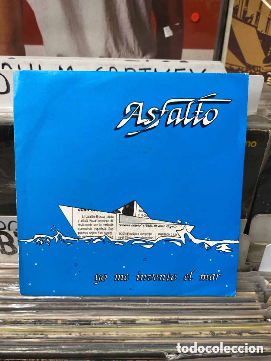 Discos de vinilo: Asfalto - Yo me Invento el Mar - Foto 1