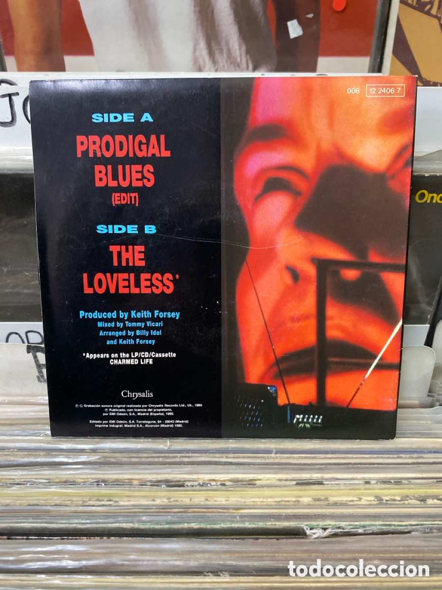 Discos de vinilo: Billy Idol - Prodigal Blues - Foto 2