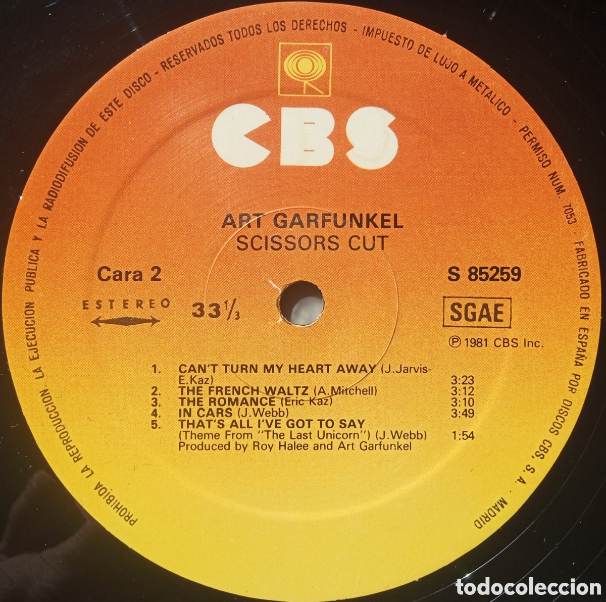 Discos de vinilo: Disco de vinilo Art Garfunkel - Foto 4