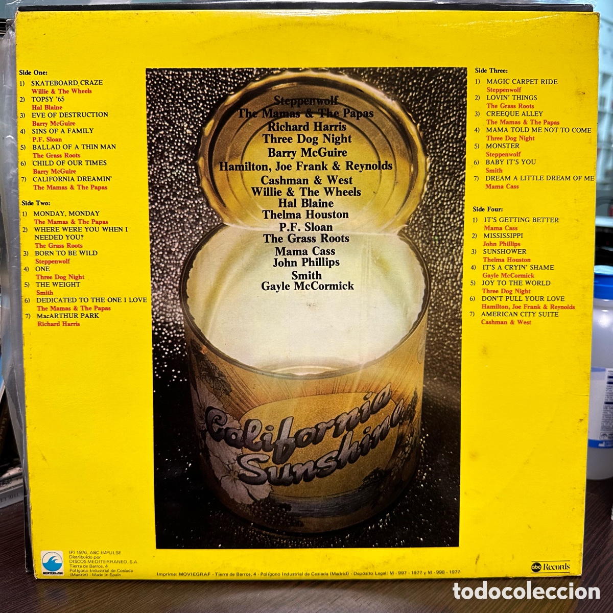 Discos de vinilo: Various - California Sunshine (2xLP, Comp) - Foto 2