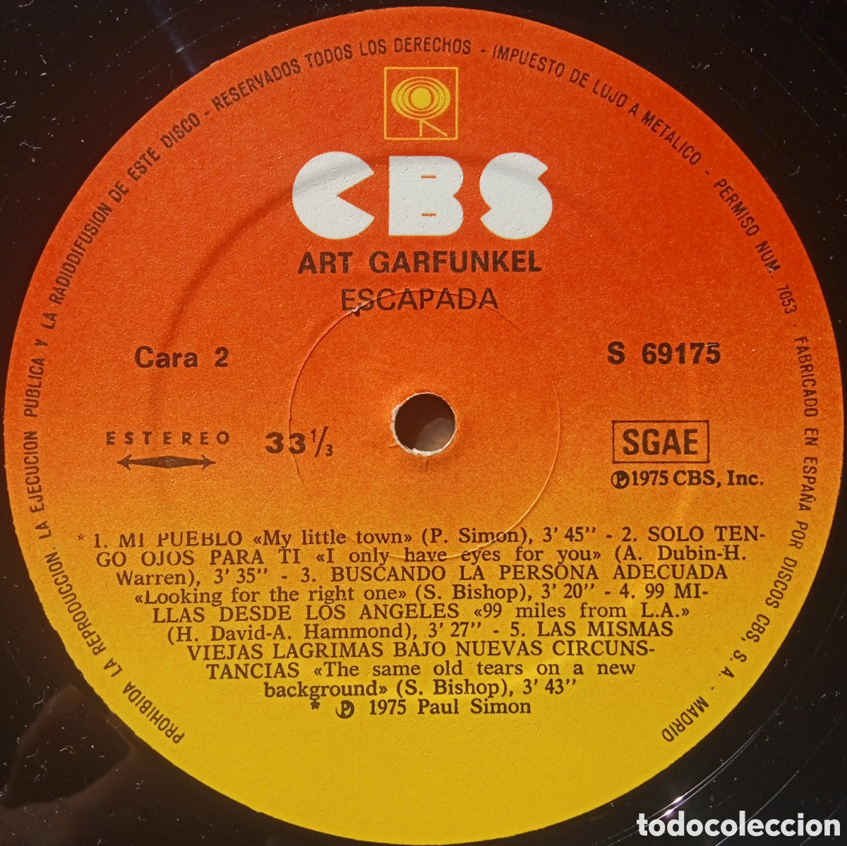 Discos de vinilo: Disco de vinilo Art Garfunkel - Foto 4