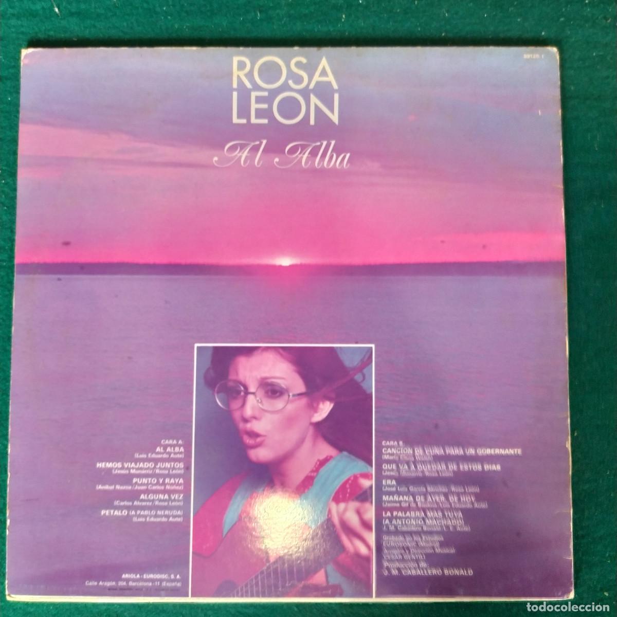 Discos de vinilo: Rosa Leon&ndash; Al Alba 1975 - Foto 2