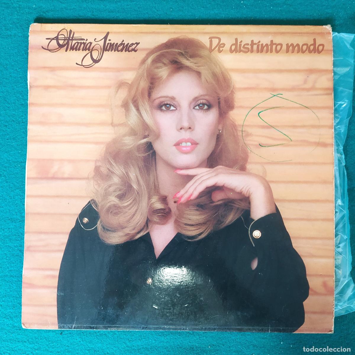 Discos de vinilo: Mar&iacute;a Jim&eacute;nez &ndash; De Distinto Modo - Foto 1