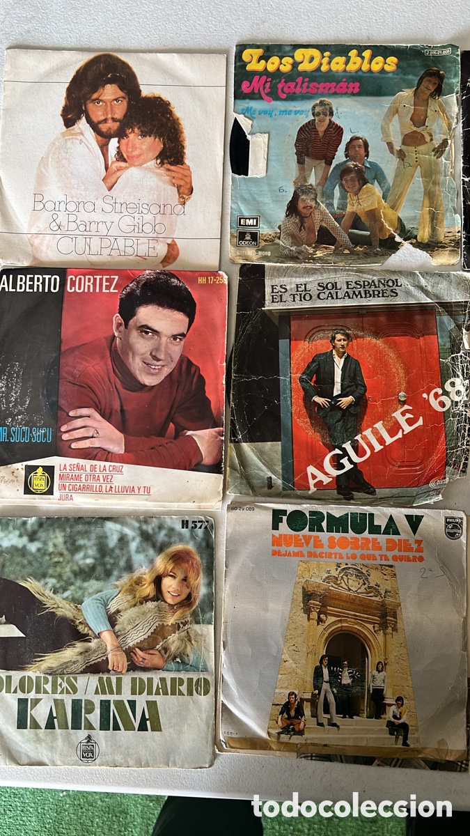 Discos de vinilo: LOTE SINGLES VARIADOS POP - Foto 2