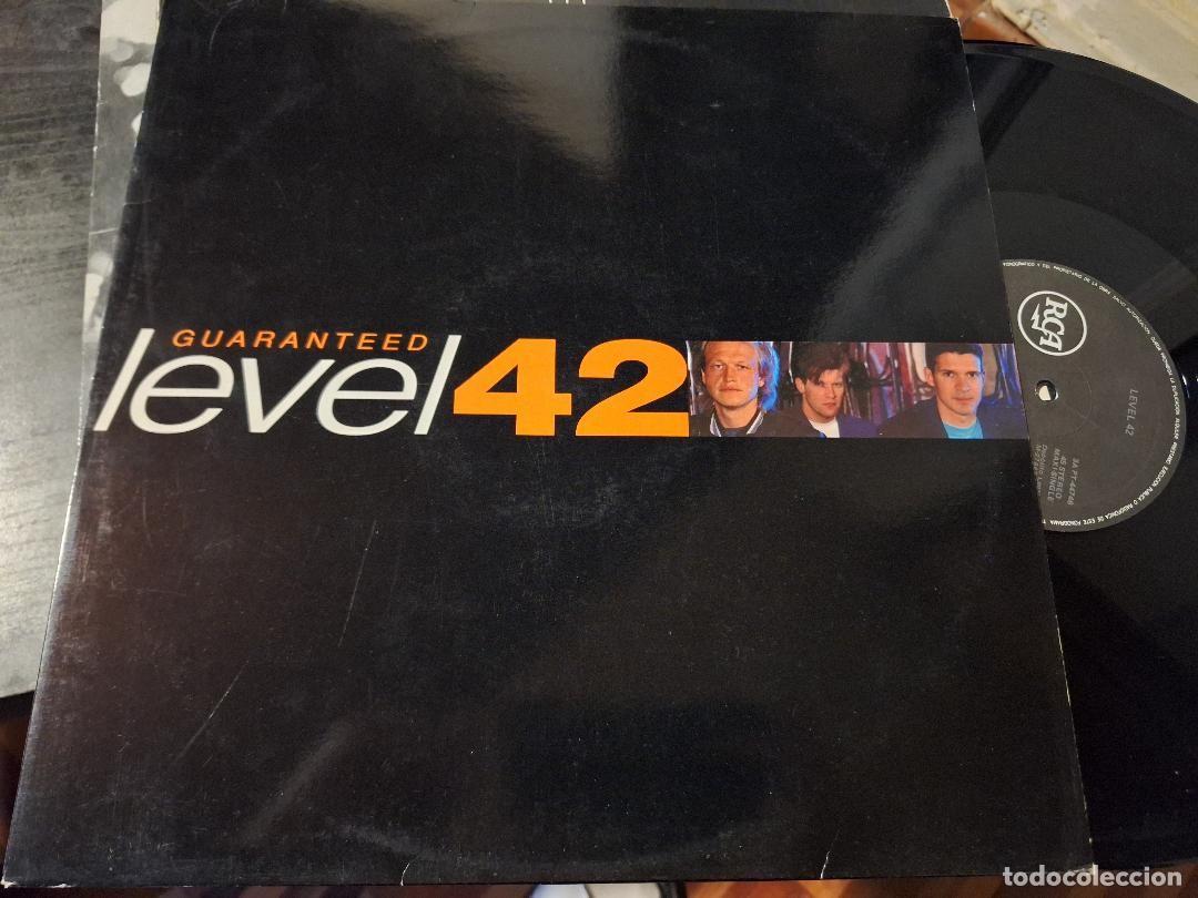 Discos de vinilo: LEVEL 42 - GUARANTEED 12&rdquo; MAXI RCA 1991 SYNTH POP - Foto 1