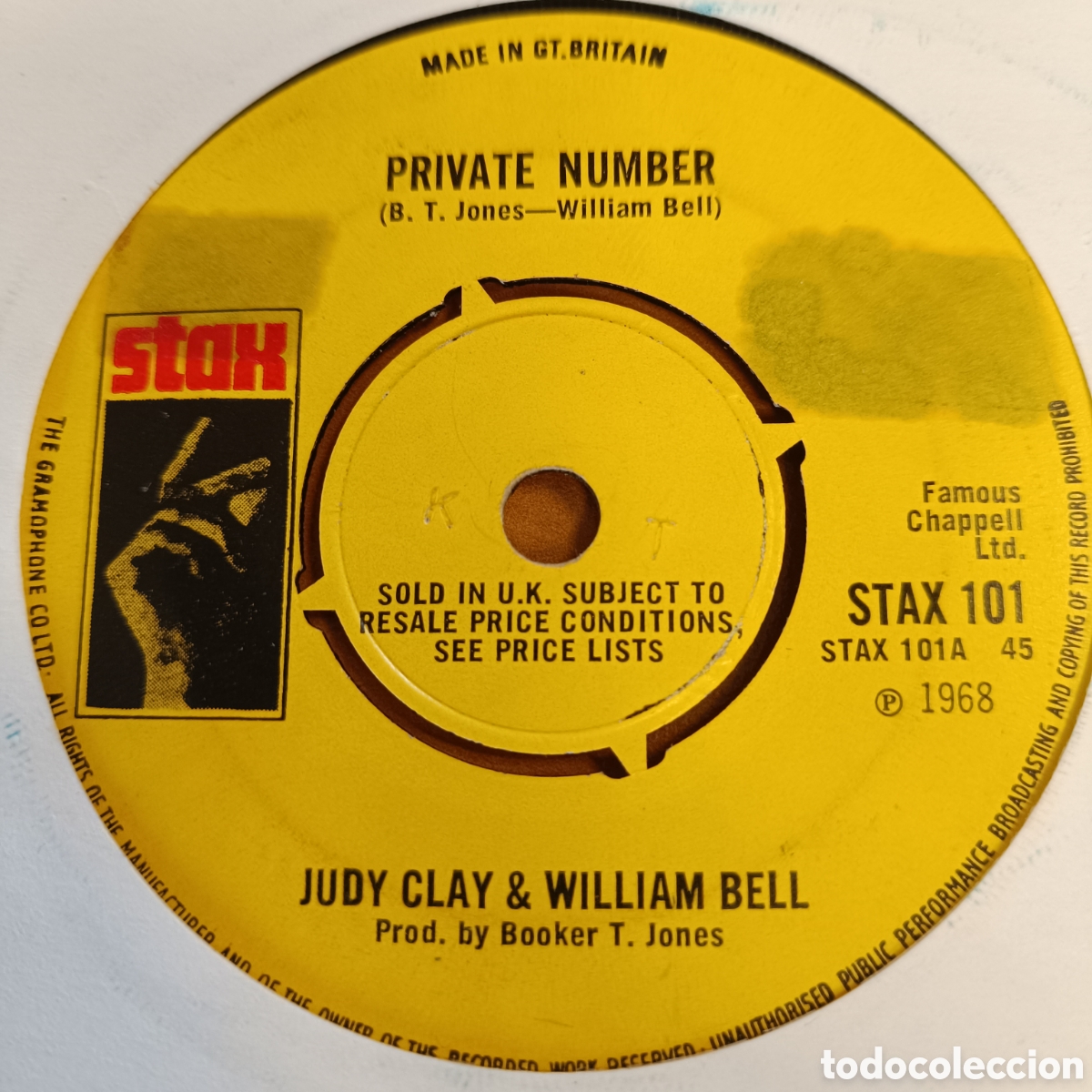 Discos de vinilo: Judy Clay & William Bell &ndash; Private Number - Foto 1