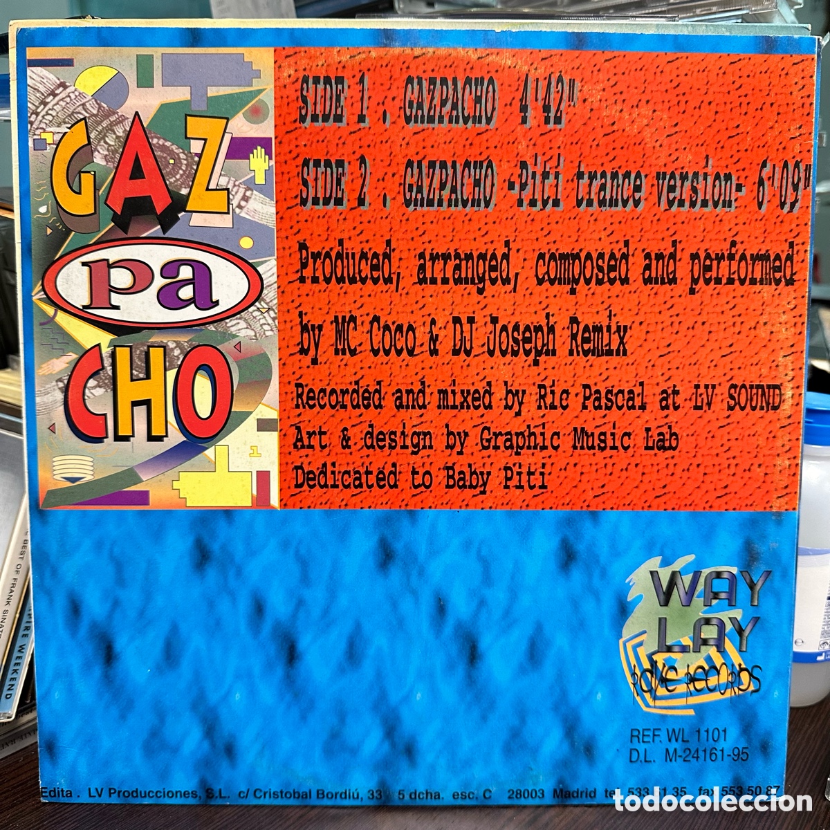 Discos de vinilo: MC Coco & DJ Joseph Remix - Gazpacho (12&rdquo;, Maxi) - Foto 2