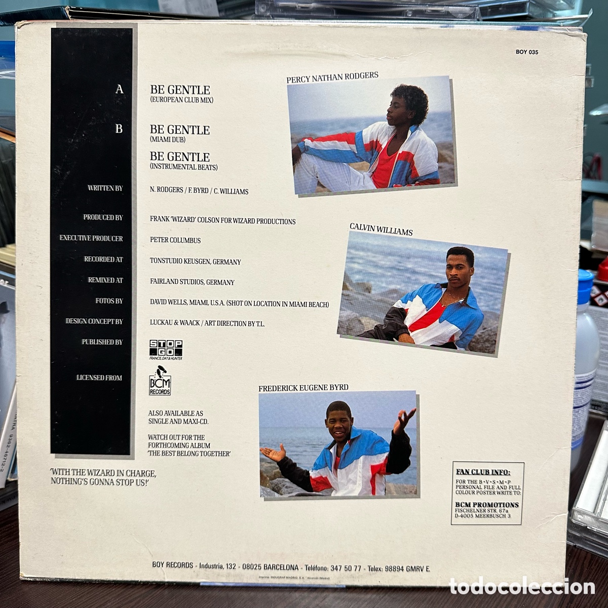 Discos de vinilo: B.V.S.M.P. - Be Gentle (12&rdquo;) - Foto 2