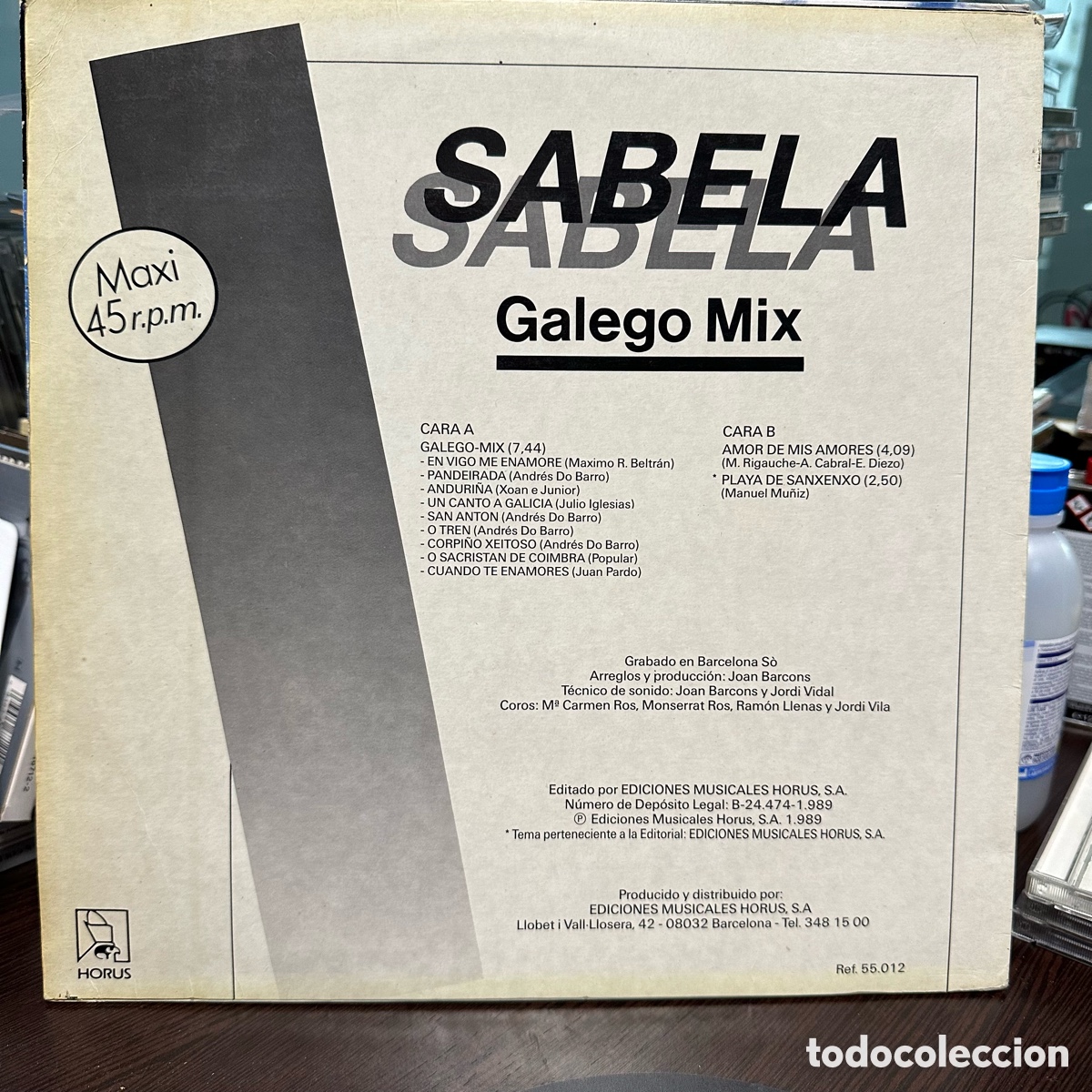 Discos de vinilo: Sabela - Galego Mix (12&rdquo;, Maxi) - Foto 2