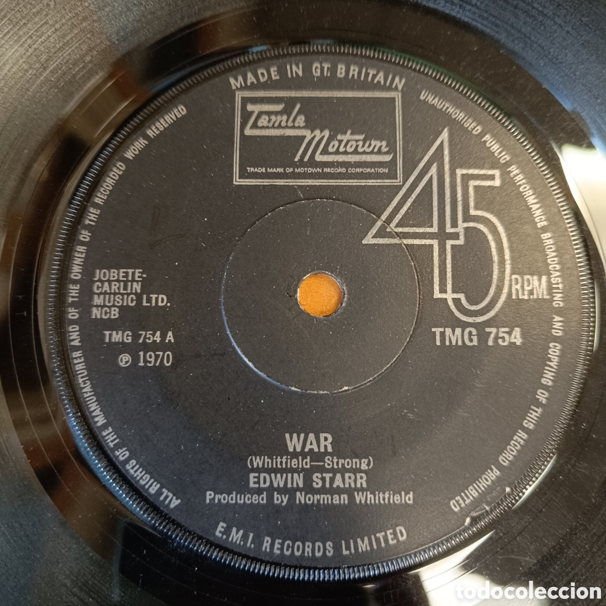 Discos de vinilo: Edwin Starr &ndash; War (Tamla Motown) - Foto 1
