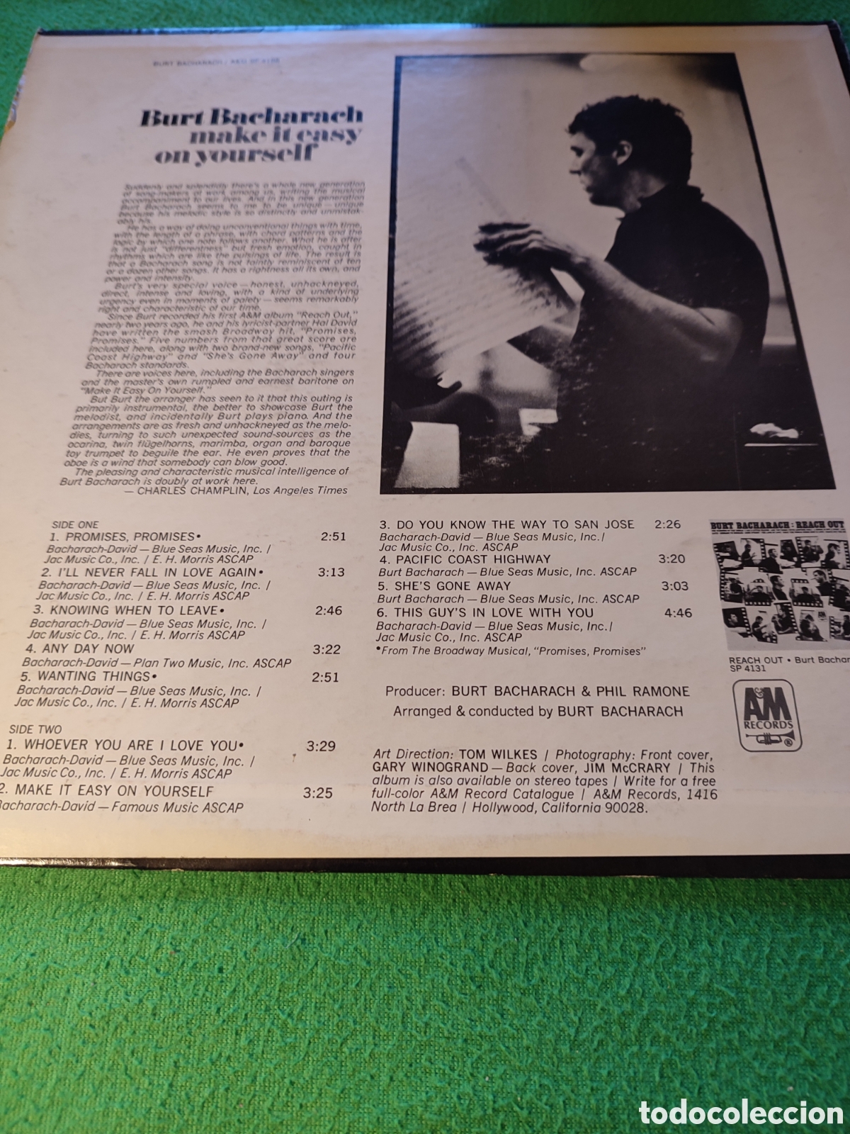 Discos de vinilo: Burt Bacharach - Make It Easy on yourself - Foto 2