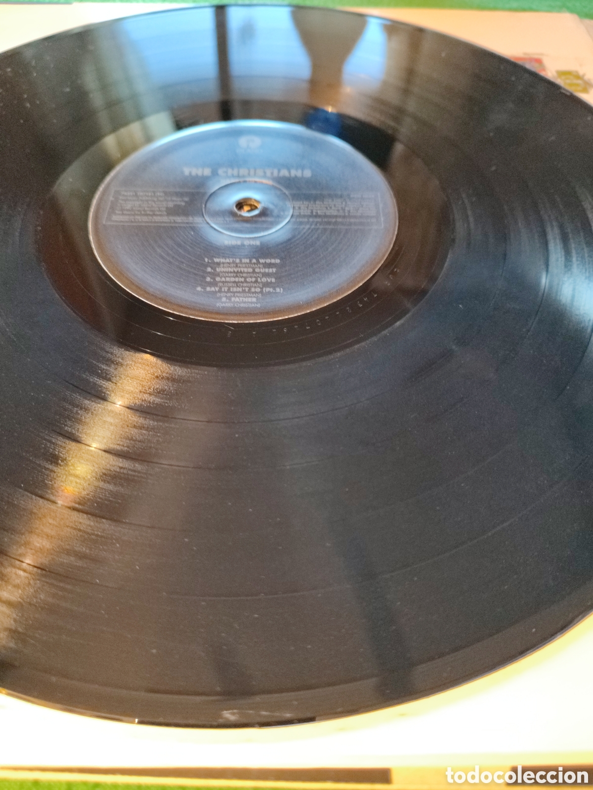 Discos de vinilo: The Christians - Happy in hell vinilo Lp - Foto 3