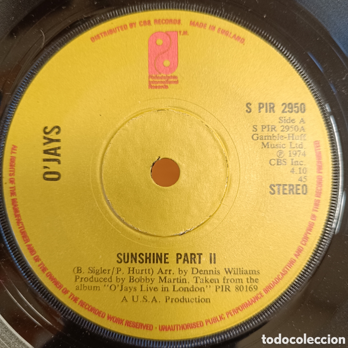 Discos de vinilo: The OJays &ndash; Sunshine - Foto 1