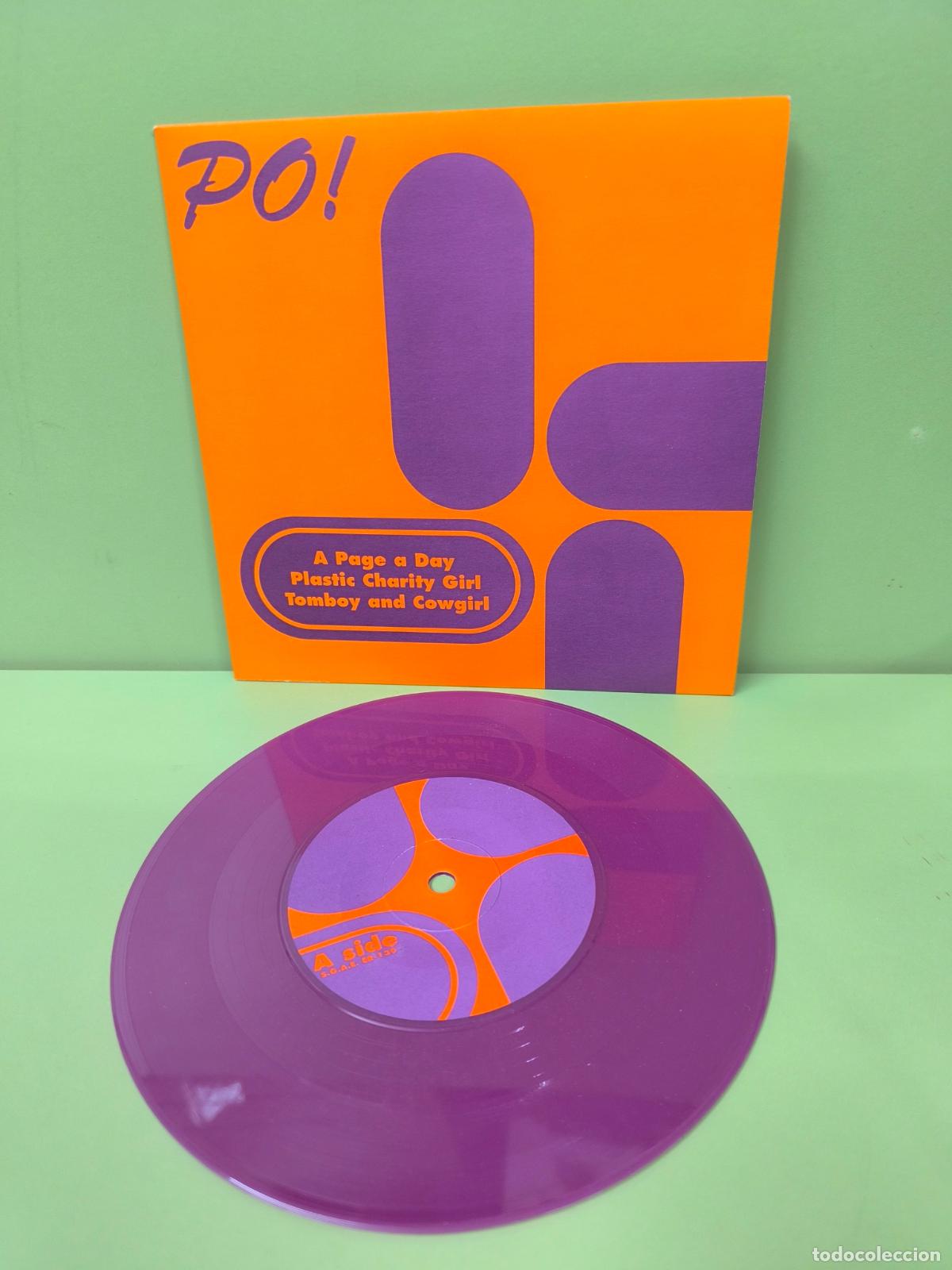 Discos de vinilo: PO! - A PAGE A DAY - DISCO DE VINILO SINGLE - Foto 1