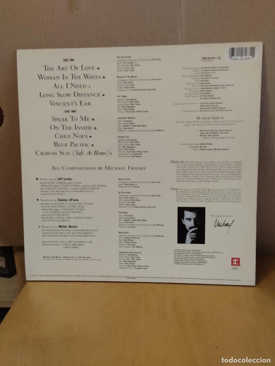 Discos de vinilo: MICHAEL FRANKS ---- BLUE PACIFIC - Foto 2