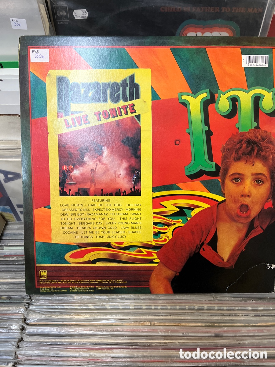 Discos de vinilo: Snaz nazareth house full - Foto 2
