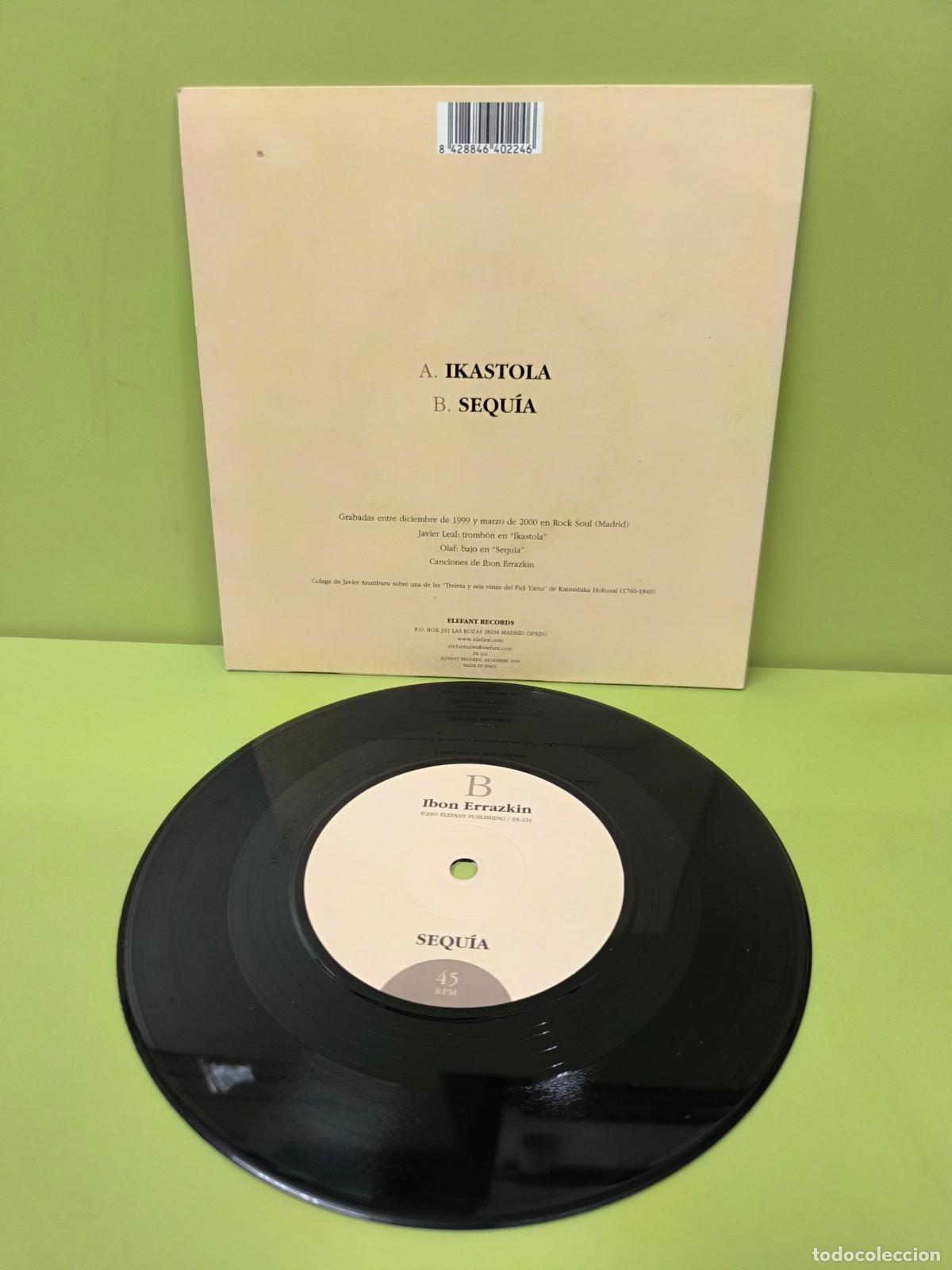 Discos de vinilo: IBON ERRAZKIN - IKASTOLA / SEQUIA - DISCO DE VINILO SINGLE - Foto 2