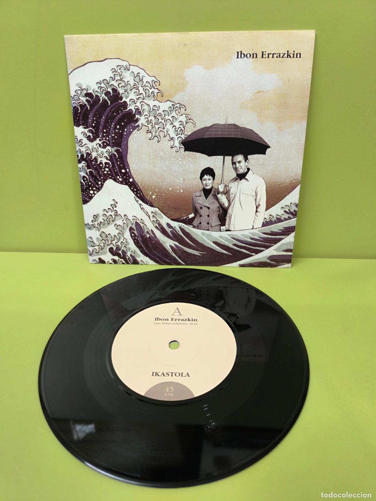 Discos de vinilo: IBON ERRAZKIN - IKASTOLA / SEQUIA - DISCO DE VINILO SINGLE - Foto 1