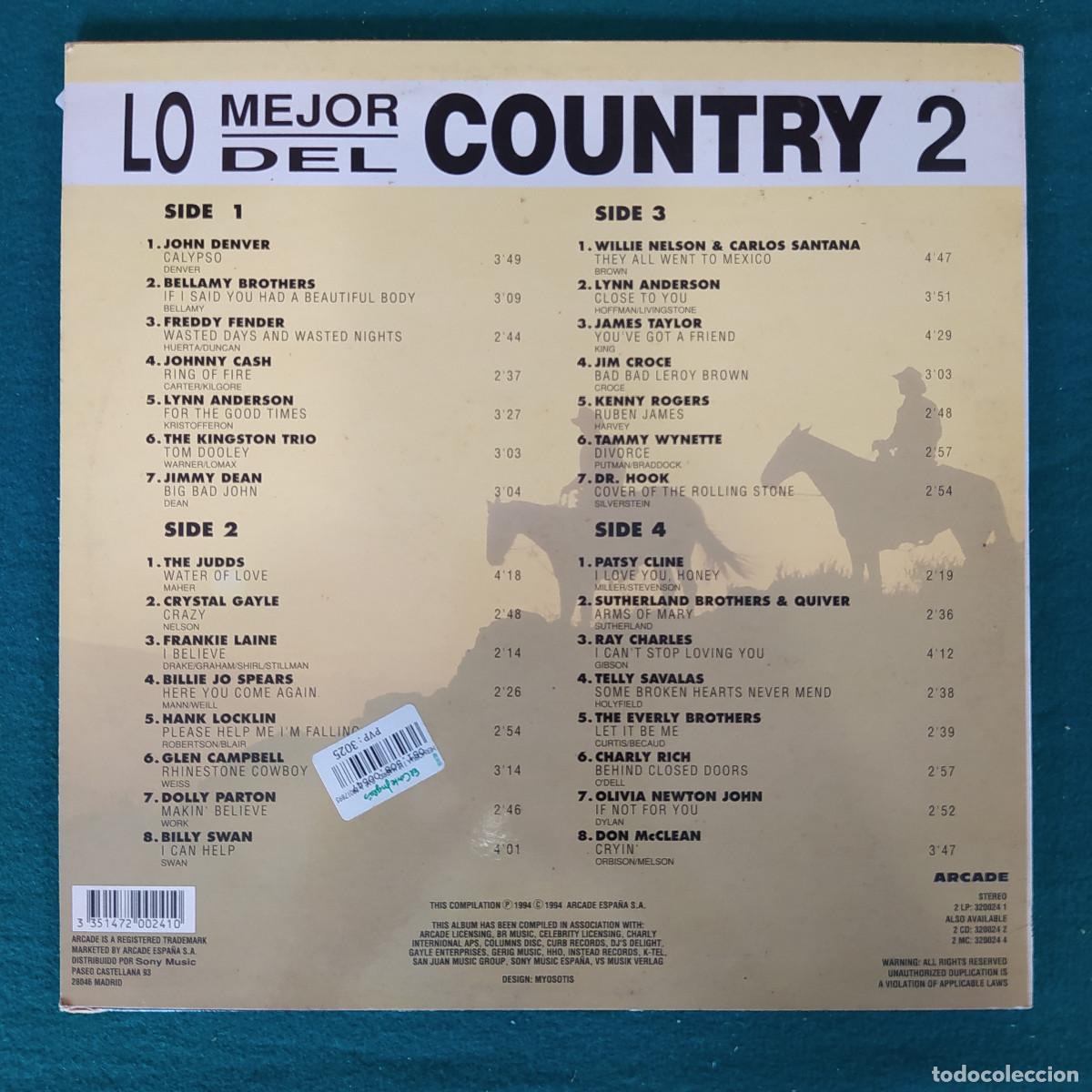 Discos de vinilo: Lo Mejor Del Country 2 - Foto 2