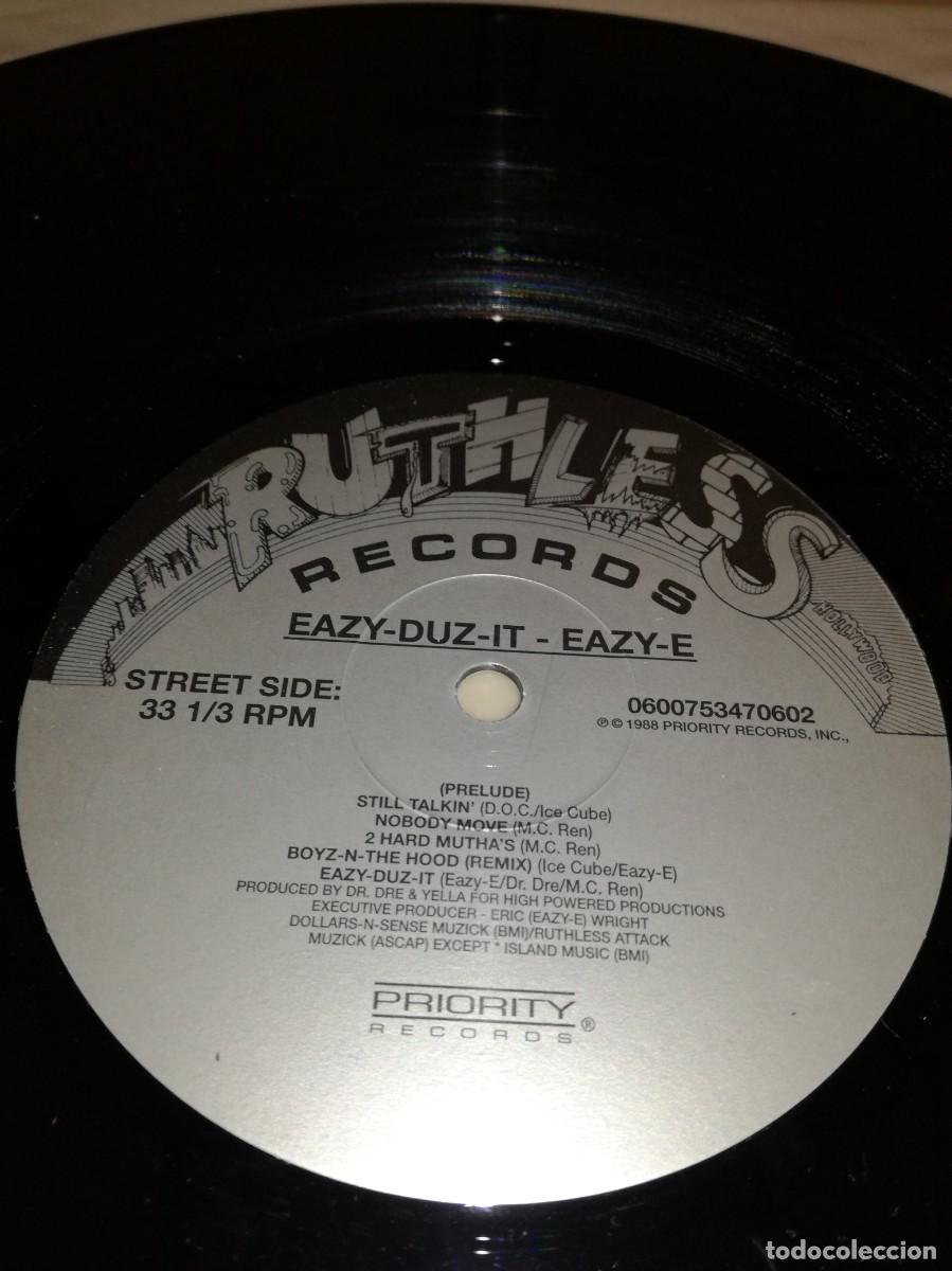 Discos de vinilo: EAZY-E-EAZY-DUZ-IT-EDICI&Oacute;N DE 2013-RUTHLESS RECORDS - Foto 4