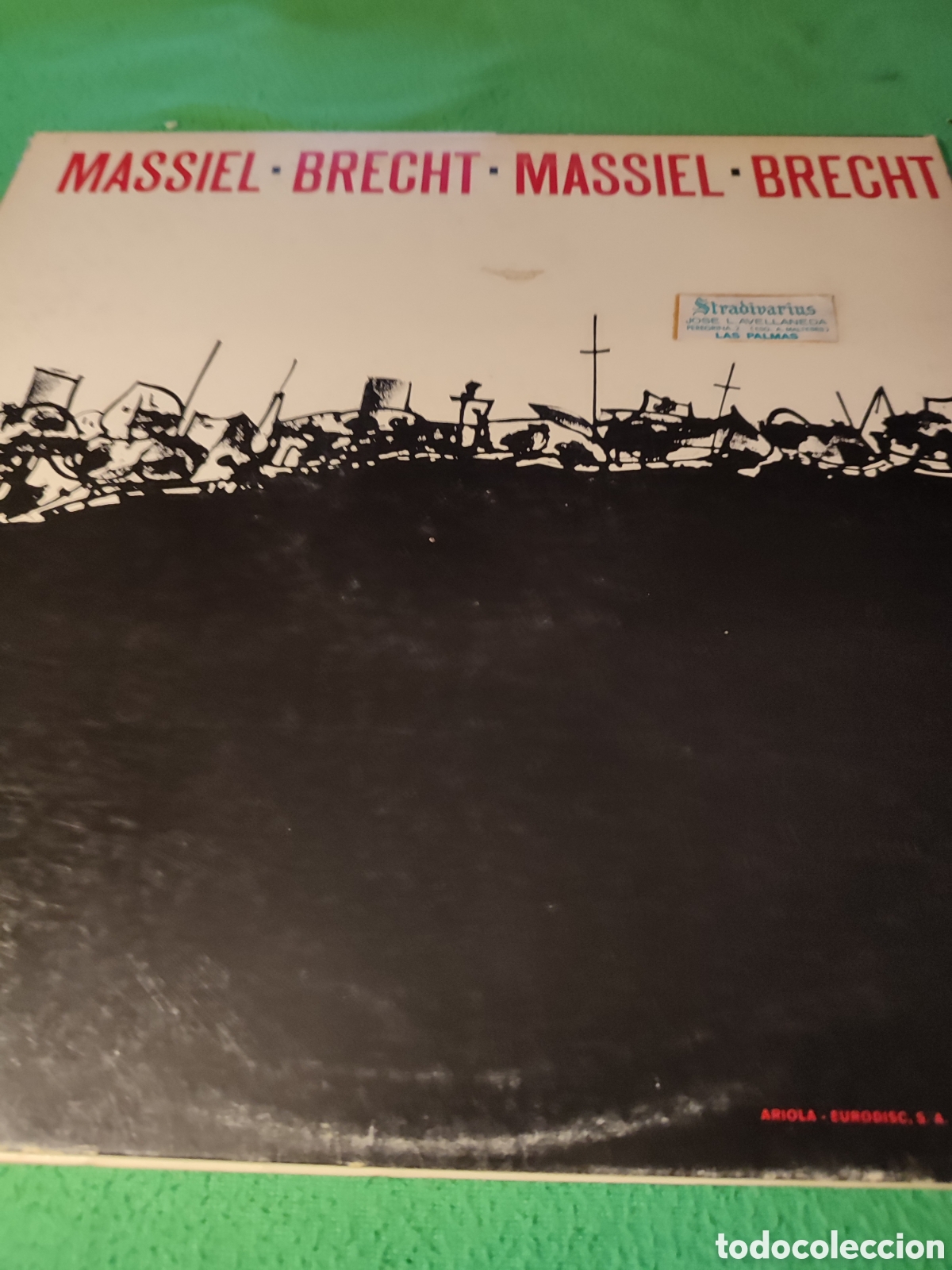 Discos de vinilo: Massiel - Canciones y baladas de Bertol Brecht - Foto 3